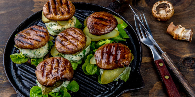 How to make an Asiatic flair vegan mushroom burger?