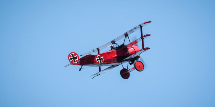 The flight of the red baron